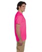 Fruit of the Loom Adult HD Cotton T-Shirt retro hth pink ModelSide