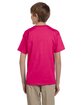 Fruit of the Loom Youth HD Cotton T-Shirt cyber pink ModelBack