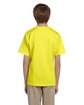 Fruit of the Loom Youth HD Cotton T-Shirt neon yellow ModelBack
