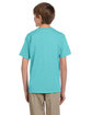 Fruit of the Loom Youth HD Cotton T-Shirt scuba blue ModelBack