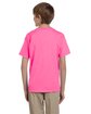 Fruit of the Loom Youth HD Cotton T-Shirt neon pink ModelSide