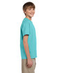 Fruit of the Loom Youth HD Cotton T-Shirt scuba blue ModelSide