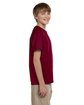 Fruit of the Loom Youth HD Cotton T-Shirt maroon ModelSide