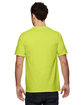 Fruit of the Loom Adult HD Cotton Pocket T-Shirt safety green ModelBack