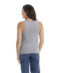 Next Level Apparel Ladies' Cotton Tank heather gray ModelBack