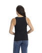 Next Level Apparel Ladies' Cotton Tank black ModelBack