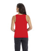 Next Level Apparel Ladies' Cotton Tank red ModelBack