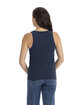 Next Level Apparel Ladies' Cotton Tank midnight navy ModelBack