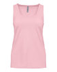 Next Level Apparel Ladies' Cotton Tank light pink OFFront