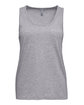 Next Level Apparel Ladies' Cotton Tank heather gray OFFront