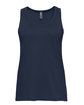 Next Level Apparel Ladies' Cotton Tank midnight navy OFFront