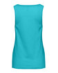 Next Level Apparel Ladies' Cotton Tank tahiti blue OFBack