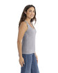 Next Level Apparel Ladies' Cotton Tank heather gray ModelSide