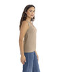 Next Level Apparel Ladies' Cotton Tank tan ModelSide