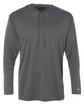 Badger Unisex B-Core Long-Sleeve Performance Hooded T-Shirt  