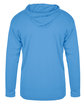 Badger Unisex B-Core Long-Sleeve Performance Hooded T-Shirt columbia blue ModelBack