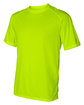 Badger Men's B-Core Sport Shoulders T-Shirt safety yelw/ grn ModelSide