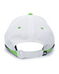 Pacific Headwear Lite Series Cap white/ neon grn ModelBack