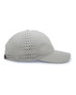 Pacific Headwear Lite Series Perforated Cap silver ModelSide