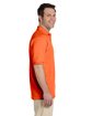 Jerzees Adult SpotShield Jersey Polo safety orange ModelSide