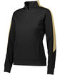Augusta Sportswear Ladies' Medalist 2.0 Pullover black/ vegas gld ModelQrt