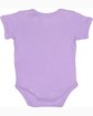 Rabbit Skins Infant Baby Rib Bodysuit lavender ModelBack