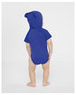 Rabbit Skins Infant Character Hooded Bodysuit with Ears vint royal/ roy ModelBack
