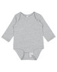 Rabbit Skins Infant Long Sleeve Jersey Bodysuit heather ModelQrt