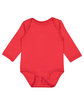 Rabbit Skins Infant Long Sleeve Jersey Bodysuit red ModelQrt