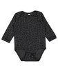 Rabbit Skins Infant Long Sleeve Jersey Bodysuit black leopard ModelQrt