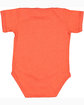 Rabbit Skins Infant Fine Jersey Bodysuit vintage orange ModelBack
