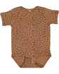 Rabbit Skins Infant Fine Jersey Bodysuit brown leopard ModelQrt