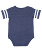 Rabbit Skins Infant Football Bodysuit vin tr nv/ bd wt ModelBack