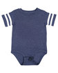 Rabbit Skins Infant Football Bodysuit vin tr nv/ bd wt ModelQrt