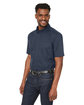 Dri Duck Men's Craftsman Ripstop Short-Sleeve Woven Shirt deep blue ModelQrt