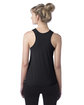 Alternative Ladies' Modal Tri-Blend Racer Tank true black ModelBack