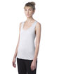 Alternative Ladies' Modal Tri-Blend Racer Tank white ModelQrt