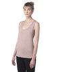 Alternative Ladies' Modal Tri-Blend Racer Tank rose quartz ModelQrt