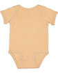 Rabbit Skins Infant Harborside Melange Jersey Bodysuit stone melange ModelBack