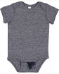 Rabbit Skins Infant Harborside Melange Jersey Bodysuit navy melange ModelQrt