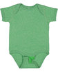 Rabbit Skins Infant Harborside Melange Jersey Bodysuit green melange ModelQrt
