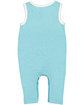 Rabbit Skins Infant Harborside Melange Tank Romper caribbean mlange ModelBack