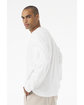 Bella + Canvas Unisex 7.5 oz Heavyweight Long Sleeve T-Shirt white ModelBack