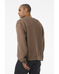 Bella + Canvas Unisex 10oz Crewneck Sweatshirt vintage brown ModelBack