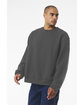 Bella + Canvas Unisex 10oz Crewneck Sweatshirt asphalt ModelSide