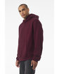 Bella + Canvas Unisex 10oz Hooded Pullover maroon ModelSide