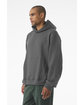 Bella + Canvas Unisex 10oz Hooded Pullover asphalt ModelSide