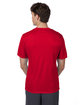Hanes Adult Cool DRI with FreshIQ T-Shirt deep red ModelBack