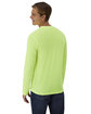 Hanes Unisex Cool-Dri Cotton Touch Long-Sleeve T-Shirt safety green ModelBack