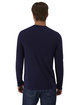 Hanes Unisex Cool-Dri Cotton Touch Long-Sleeve T-Shirt athletic navy ModelBack